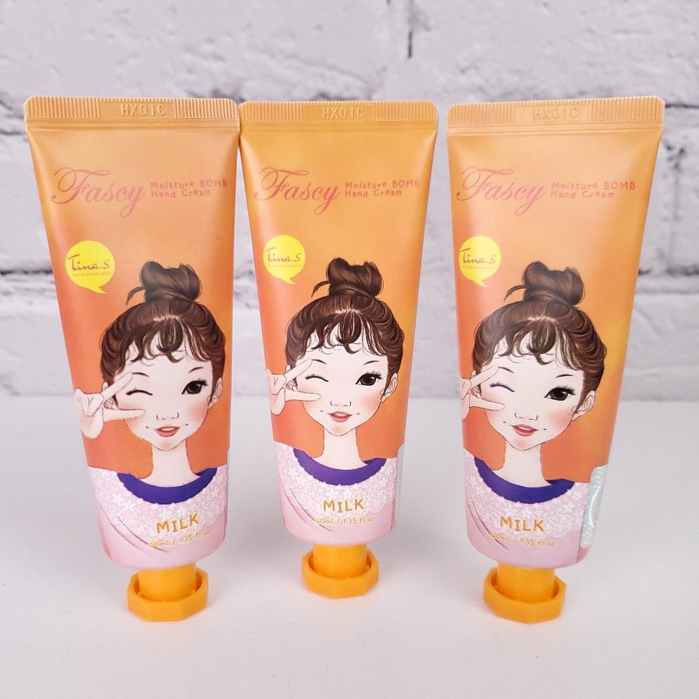 NWT FASCY 3 Pc Korean Moisture Bomb Hand Cream